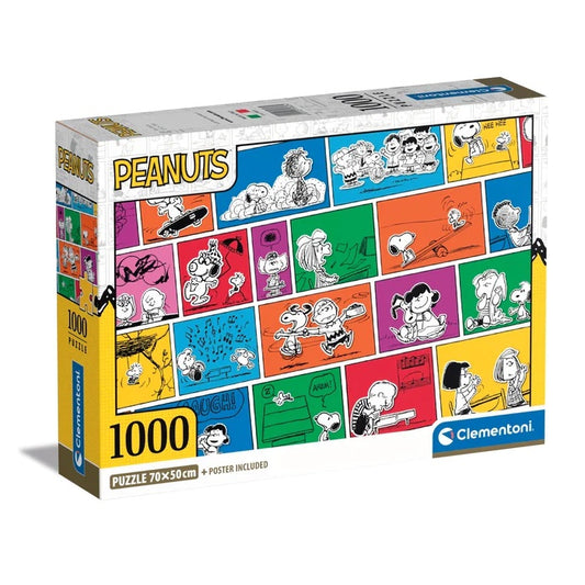 Clementoni 39803 - 1000 Teile Puzzle Peanuts Compact - Peanuts