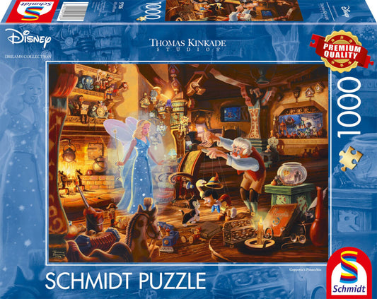 Disney - Geppetto's Pinocchio, 1000 Teile - Puzzle