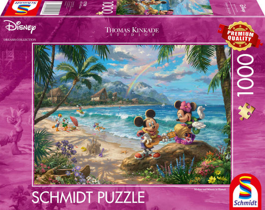 Disney - Mickey & Minnie in Hawaii, 1000 Teile - Puzzle