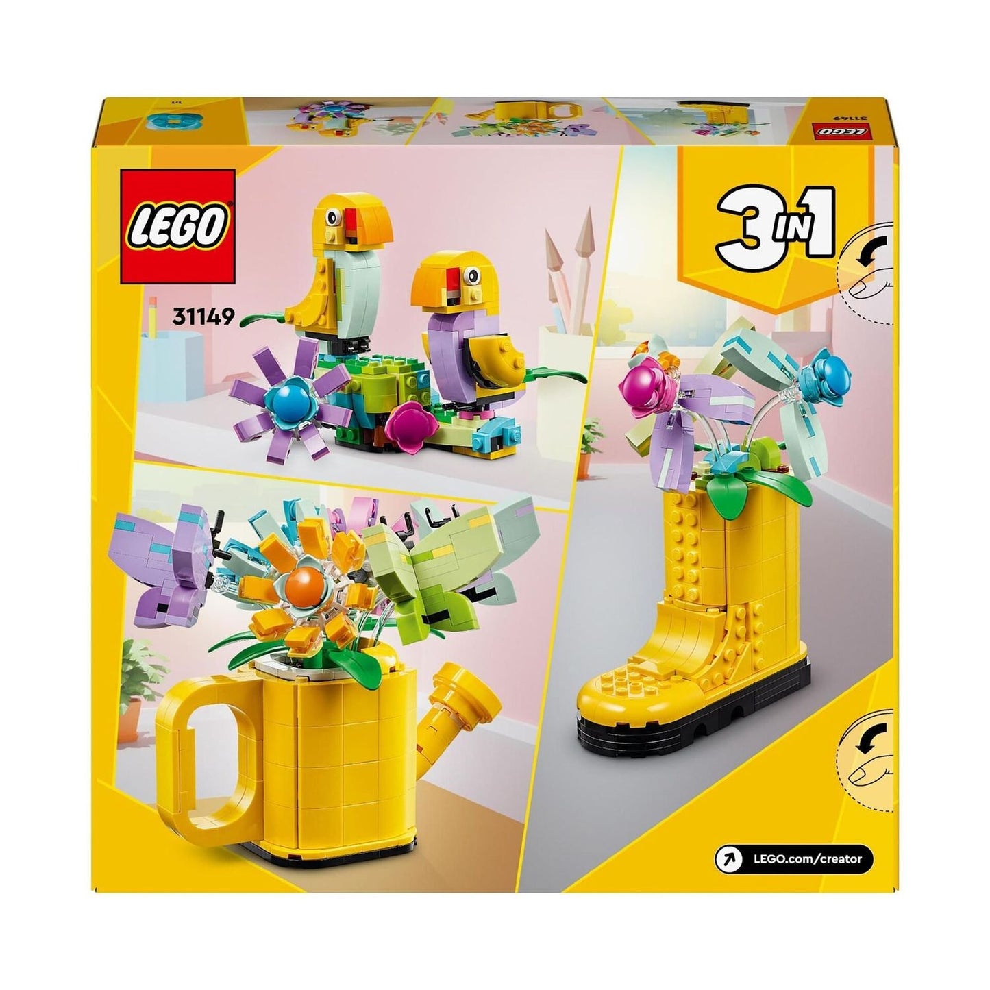 LEGO® 31149 Creator - Gießkanne mit Blumen (420 Teile)