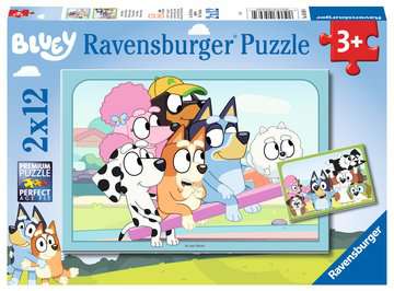 Spaß mit Bluey - Puzzle - 2 x 12 Teile