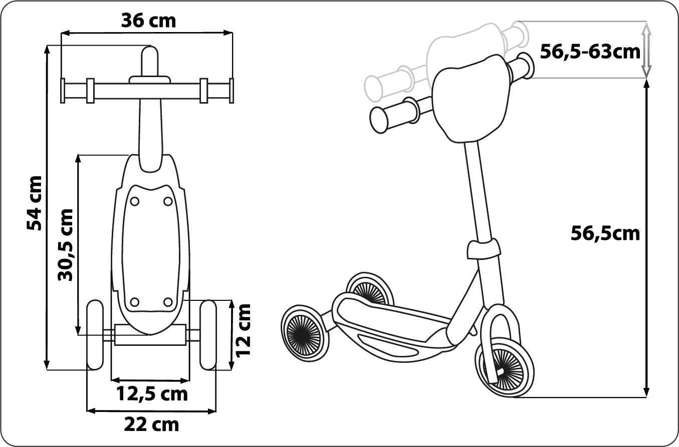 Spiderman  3-Rad-Baby-Scooter