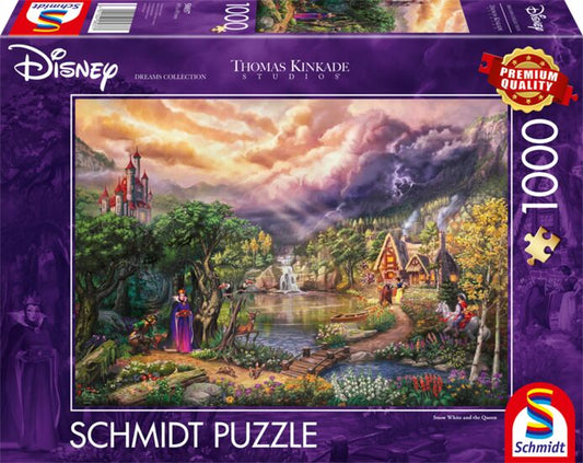 Snow White and the Queen (Schneewittchen und die Königin) - Puzzle 1000 Teile - Thomas Kinkade Collection