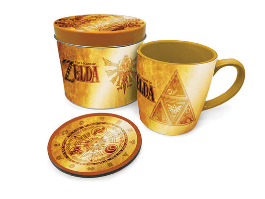 The Legend of Zelda - Golden Triforce - Metal Tin Geschenkset