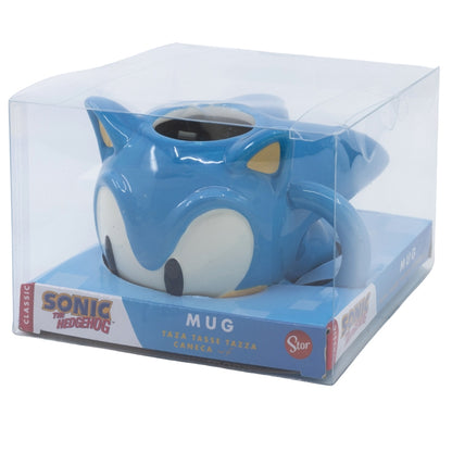 Sonic - Head 3D Tasse