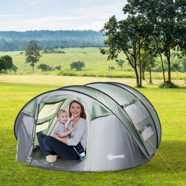 zelt 4-5 personen Zelt für 4-5 Personen Campingzelt mit Heringen Kuppelzelt