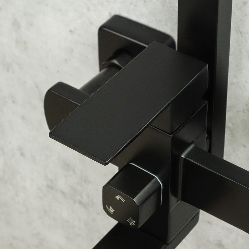 Duscharmatur schwarz AKRON - Palo24