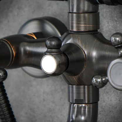 Duschhahn Brausebatterie YORK Schwarz - Palo24