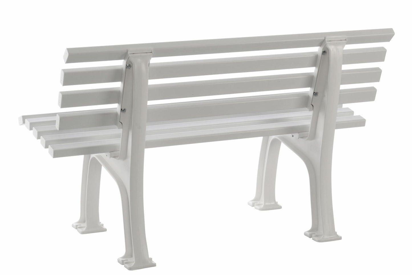 Banquette IBIZA 2 places, plastique blanc