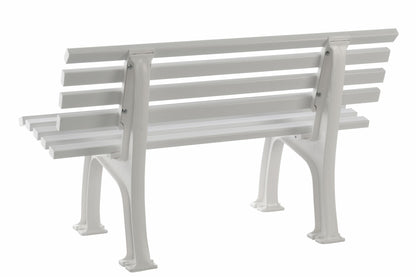 Banquette IBIZA 2 places, plastique blanc