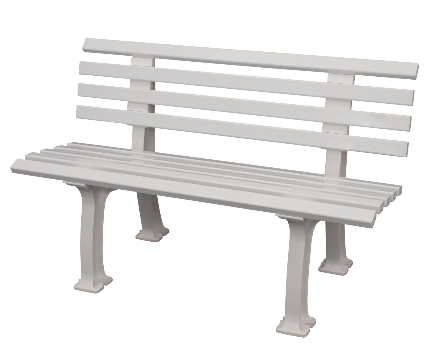 Banquette IBIZA 2 places, plastique blanc