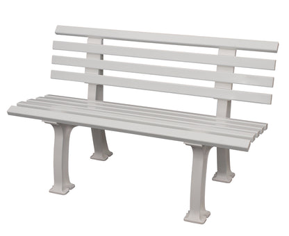 Banquette IBIZA 2 places, plastique blanc