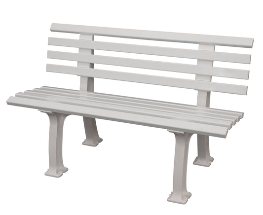 Panca IBIZA 2 posti, plastica bianca