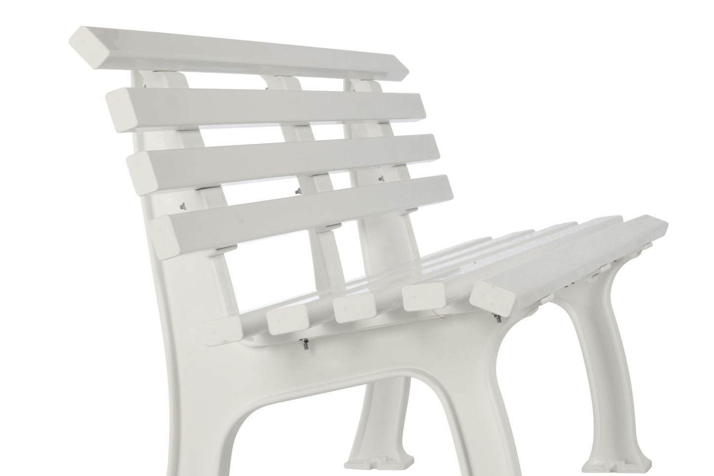Banquette IBIZA 2 places, plastique blanc
