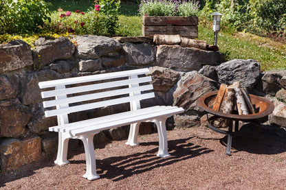 Banquette IBIZA 2 places, plastique blanc