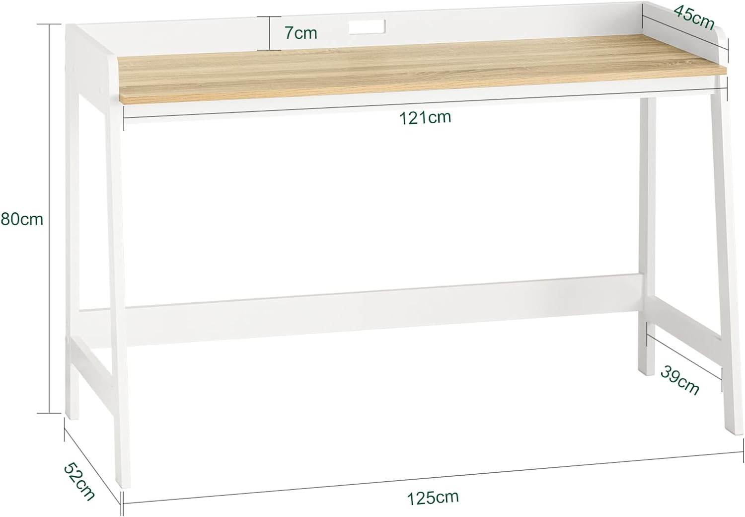 Schreibtisch | Bürotisch | Kinderschreibtisch | Weiss-Natur - Palo24