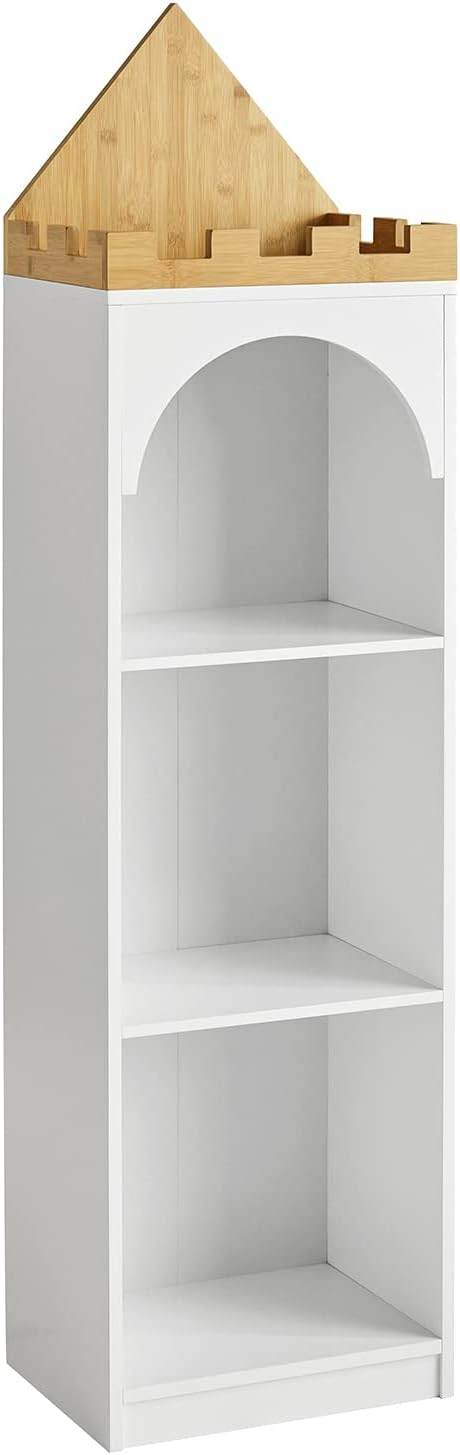 Kinderbücherregal | Aufbewahrungsregal Kinderzimmer | Weiss KMB42-W - Palo24