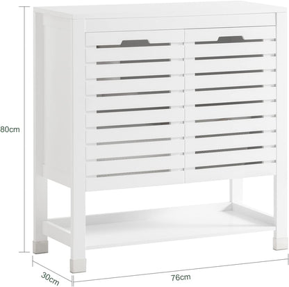 Badkommode | Badzimmerschrank | Flurschrank Weiss BZR50-W