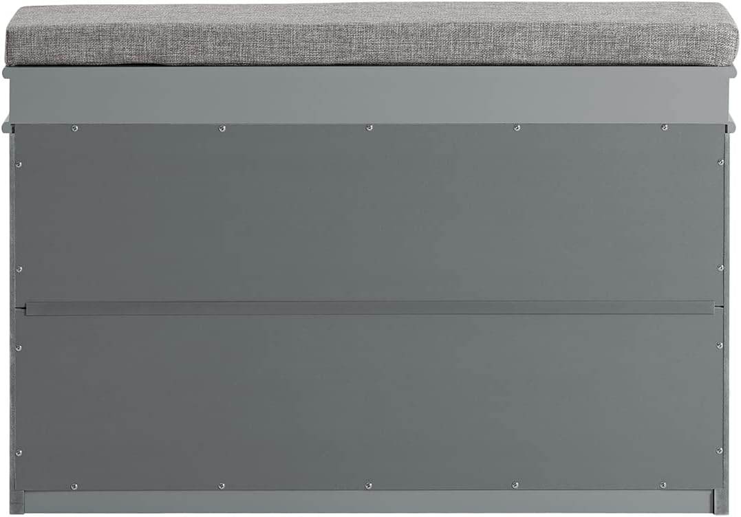 Schuhkipper | Schuhbank | Sitzbank | Schuhkommode | Schuhschrank Hellgrau | FSR82-L-HG - Palo24