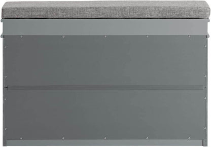 Schuhkipper | Schuhbank | Sitzbank | Schuhkommode | Schuhschrank Hellgrau | FSR82-L-HG - Palo24