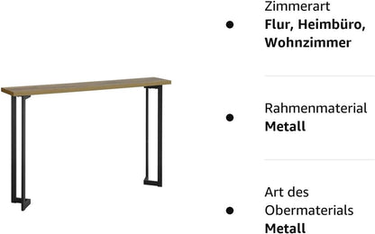 Konsolentisch | Flurtisch | Beistelltisch Metall | Sideboard | FSB50-PF