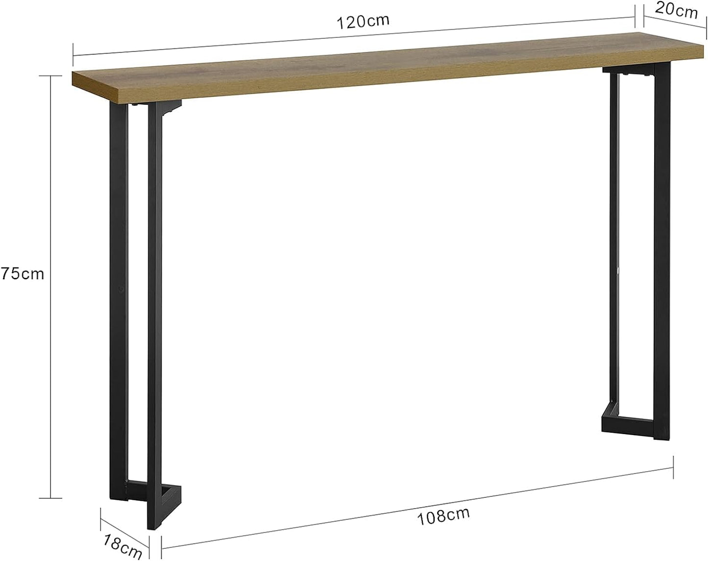 Konsolentisch | Flurtisch | Beistelltisch Metall | Sideboard | FSB50-PF