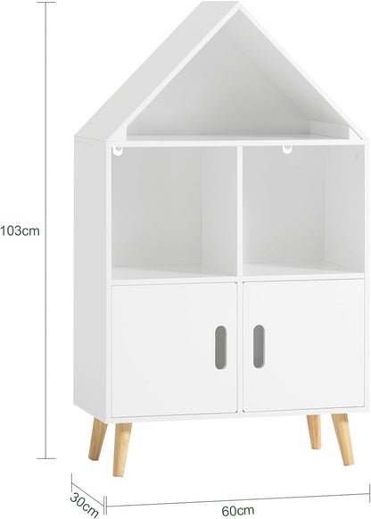 Kinderbücherregal | Spielzeugregal | Aufbewahrungsregal für Kinder | KMB58-W - Palo24