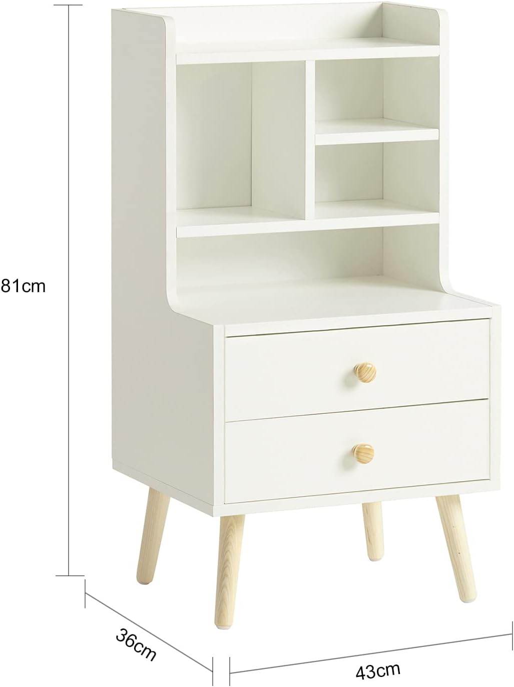 Nachttisch | Sofatisch | Beistelltisch | Nachtschrank | FBT100-W - Palo24