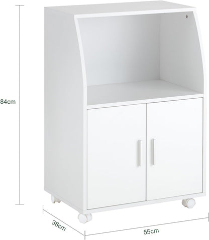 carrello delle bevande | mobile da cucina | Mobile per microonde Weiss FRG241-W 