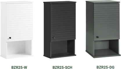 Hängeschrank Bad | Wandschrank | Medizinschrank | Weiss BZR25-W