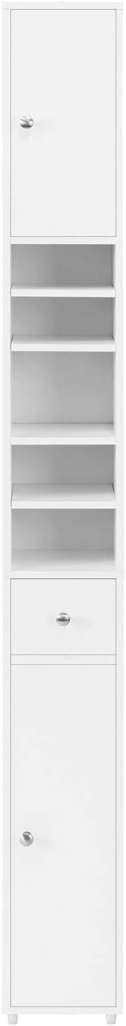 Bad Hochschrank | Badschrank | Badregal Weiss BZR34-W