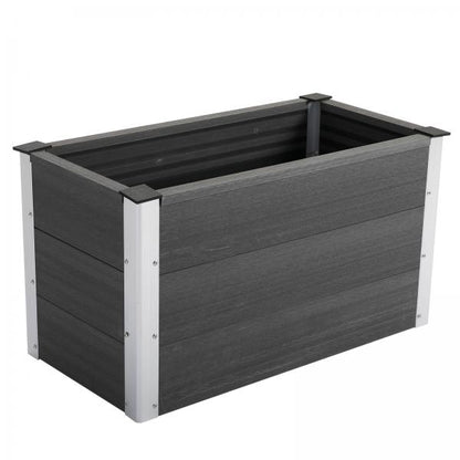 Pflanzkasten Blumenkübel Blumenkasten WPC + Aluminium - Palo24