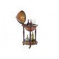 Globusbar Minibar Hausbar Weinregal, Weltkugel rollbar - Palo24