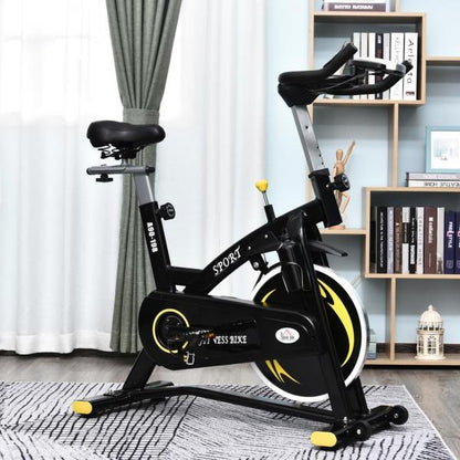 Fahrradtrainer Heimtrainer Fitnessfahrrad Stufenloser Magnetwiderstand Stahl