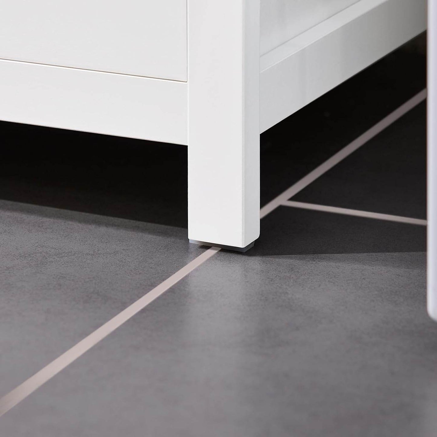 Wäscheschrank mit Wäschesack | Badschrank | Wäschekorb | Badkommode | Weiss - Palo24