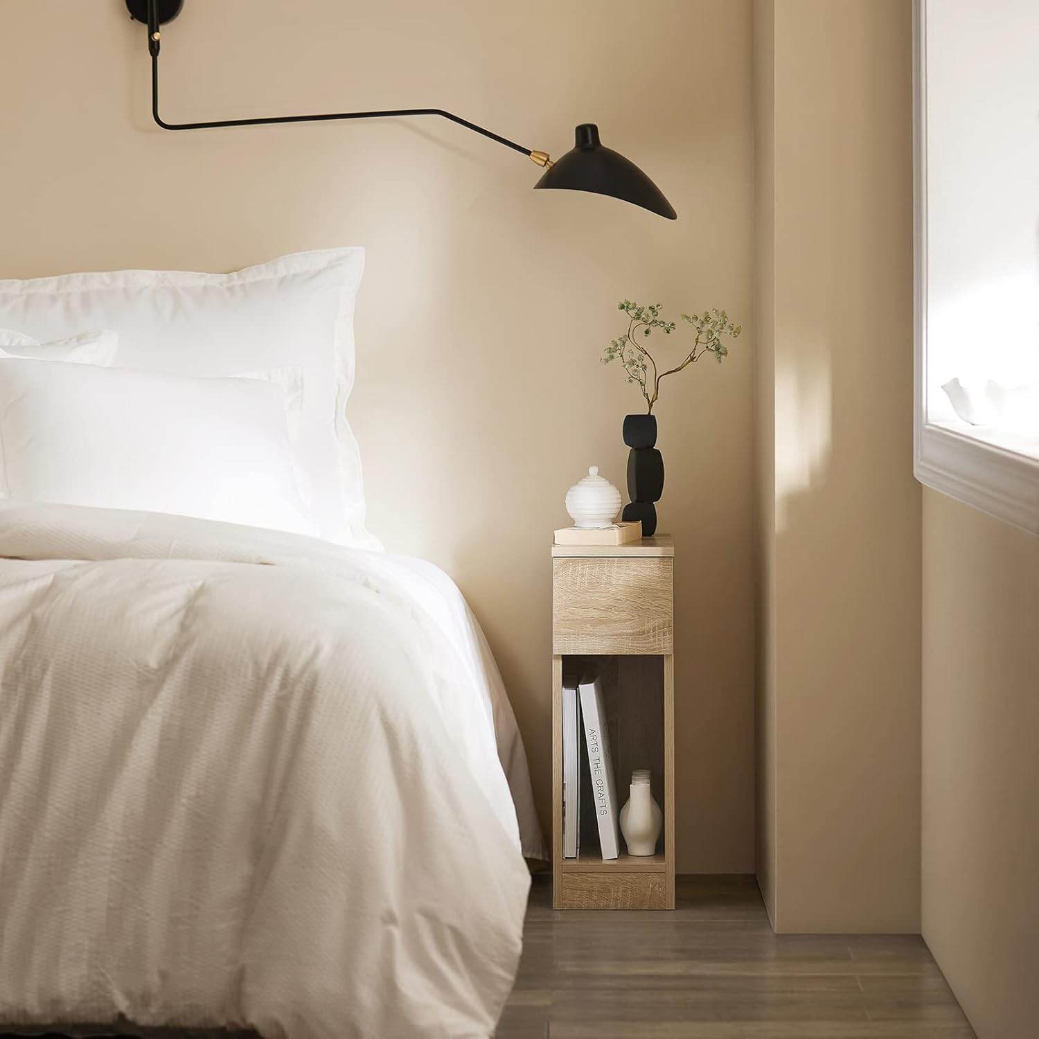 Nachttisch mit Schublade | Couchtisch | Sofatisch | Beistelltisch | FBT111-N - Palo24