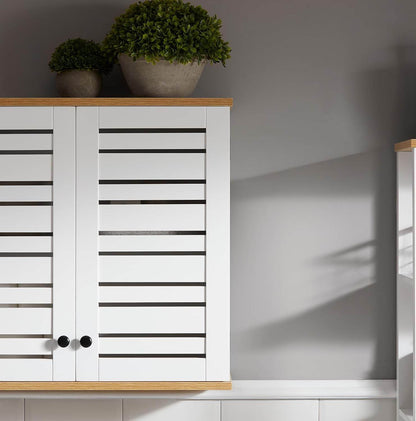 Wandschrank Bad | Hängeschrank | Badschrank Weiss BZR42-W - Palo24