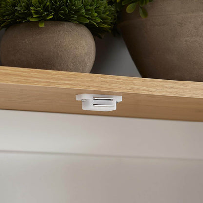 Wandschrank Bad | Hängeschrank | Badschrank Weiss BZR42-W - Palo24