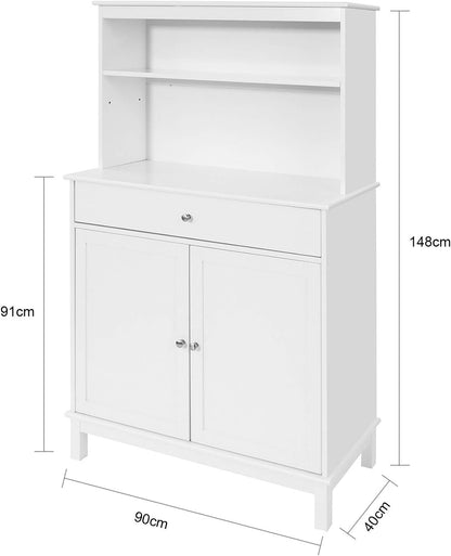 Küchenschrank | Beistellschrank | Sideboard Weiss FSB26-W