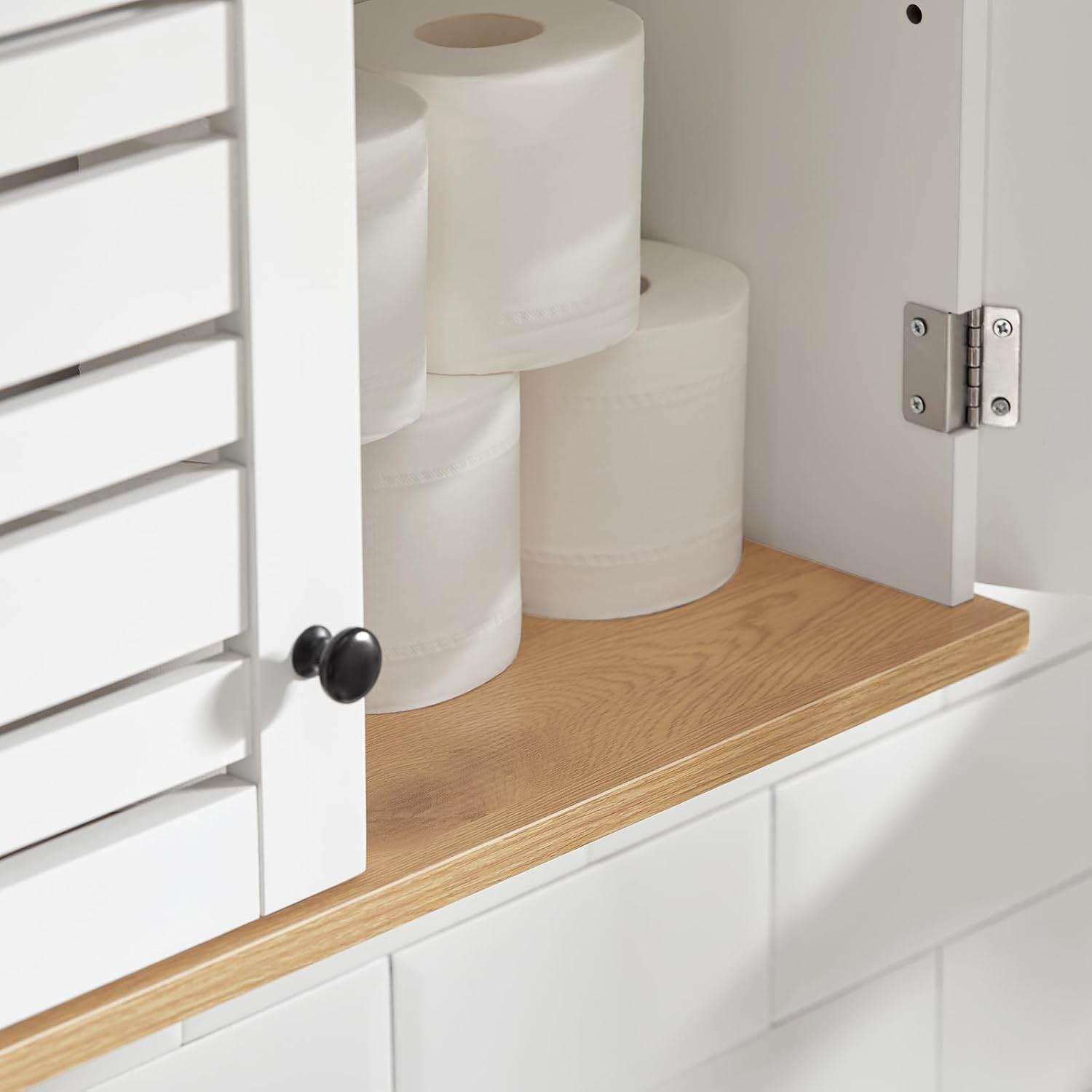 Wandschrank Bad | Hängeschrank | Badschrank Weiss BZR42-W - Palo24