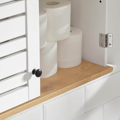 Wandschrank Bad | Hängeschrank | Badschrank Weiss BZR42-W - Palo24