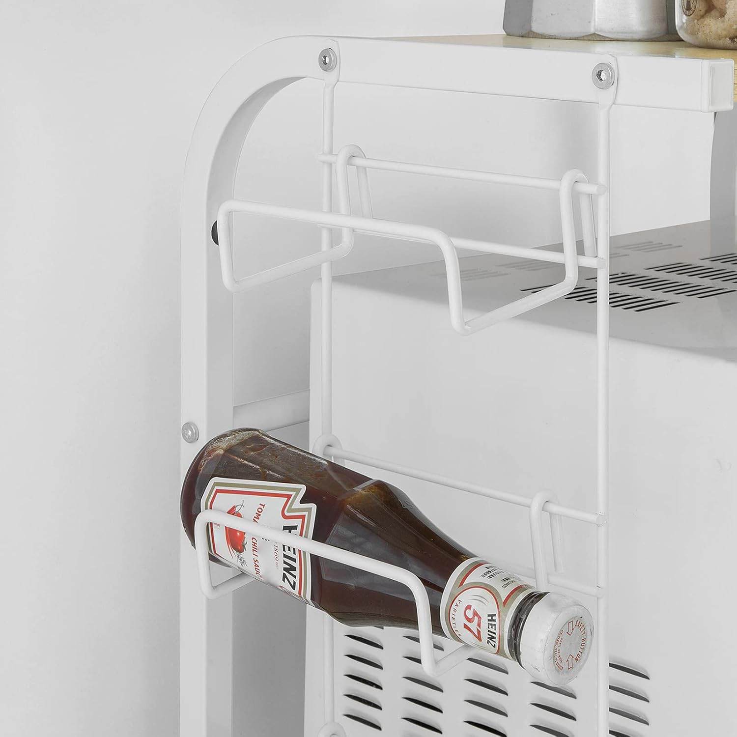 Mikrowellenregal | Mikrowellenhalter | Küchenregal Weiss FRG092-W - Palo24