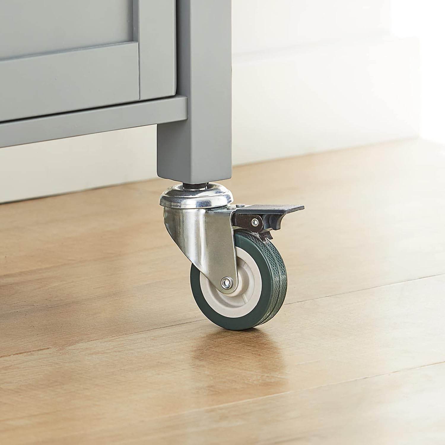 Küchenwagen | Getränkewagen Fürs Büro | Servierwagen Hellgrau | FKW22-HG - Palo24