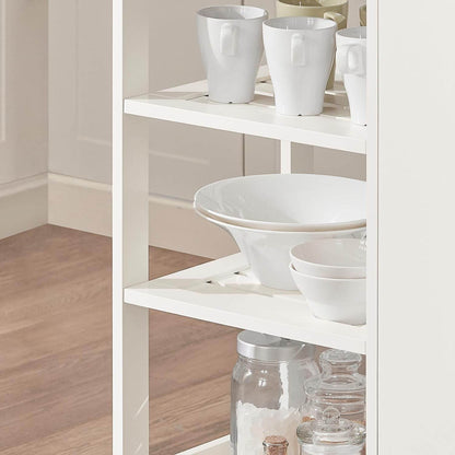 Küchenwagen | Rollwagen mit Schublade | Servierwagen Weiss FKW12-II-W - Palo24