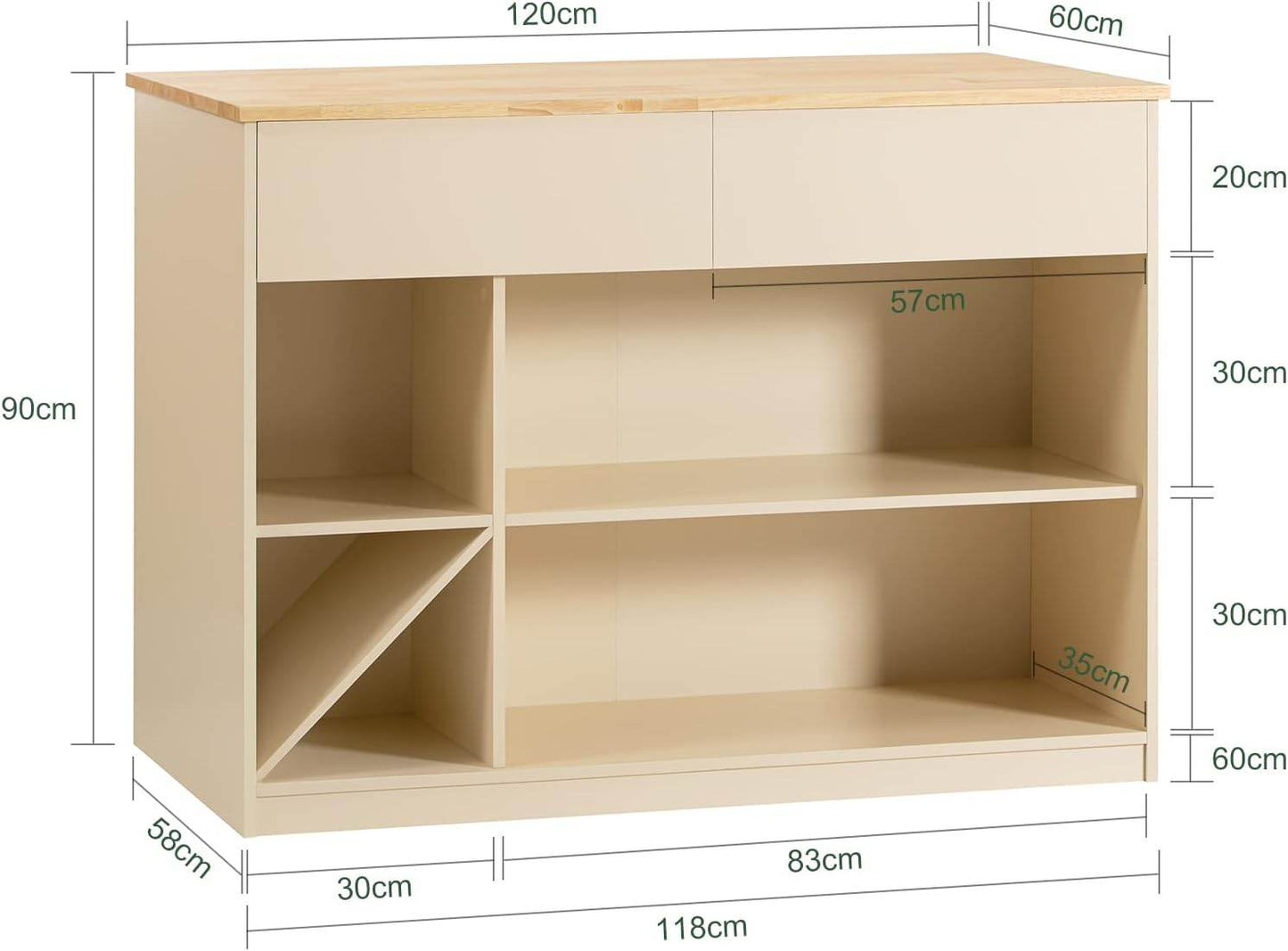 Sideboard | Küchenschrank | Flurschrank | Kommode | Buffet | KNL04-MI - Palo24