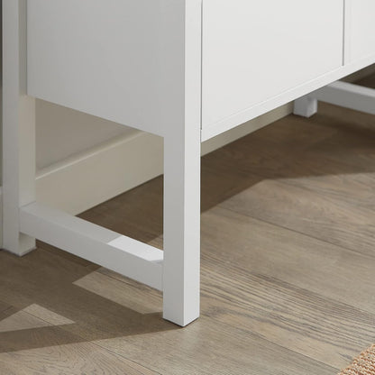 Sitzkommode | Sitzbank mit Stauraum | Schuhbank | Weiss FSR88-W - Palo24