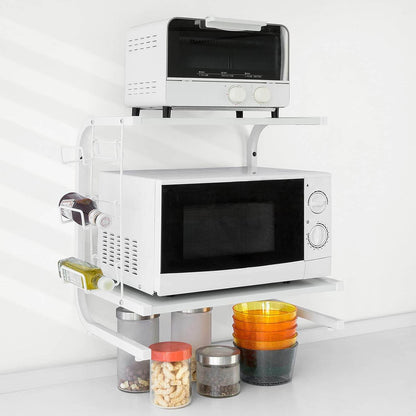 Mikrowellenregal | Mikrowellenhalter | Küchenregal Weiss FRG092-W - Palo24