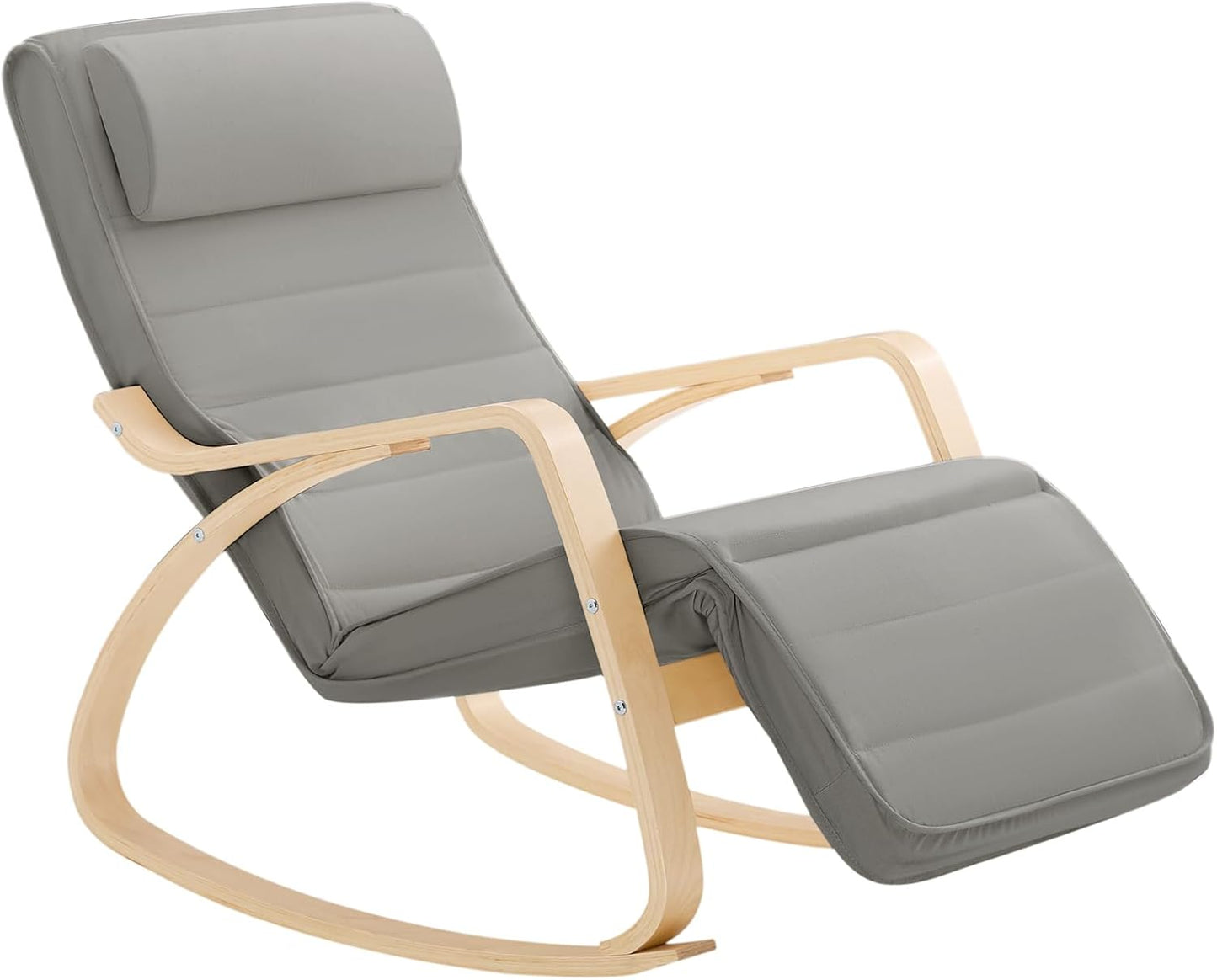 Schaukelstuhl | Stillstuhl | Schwingsessel grau | FST16-DG