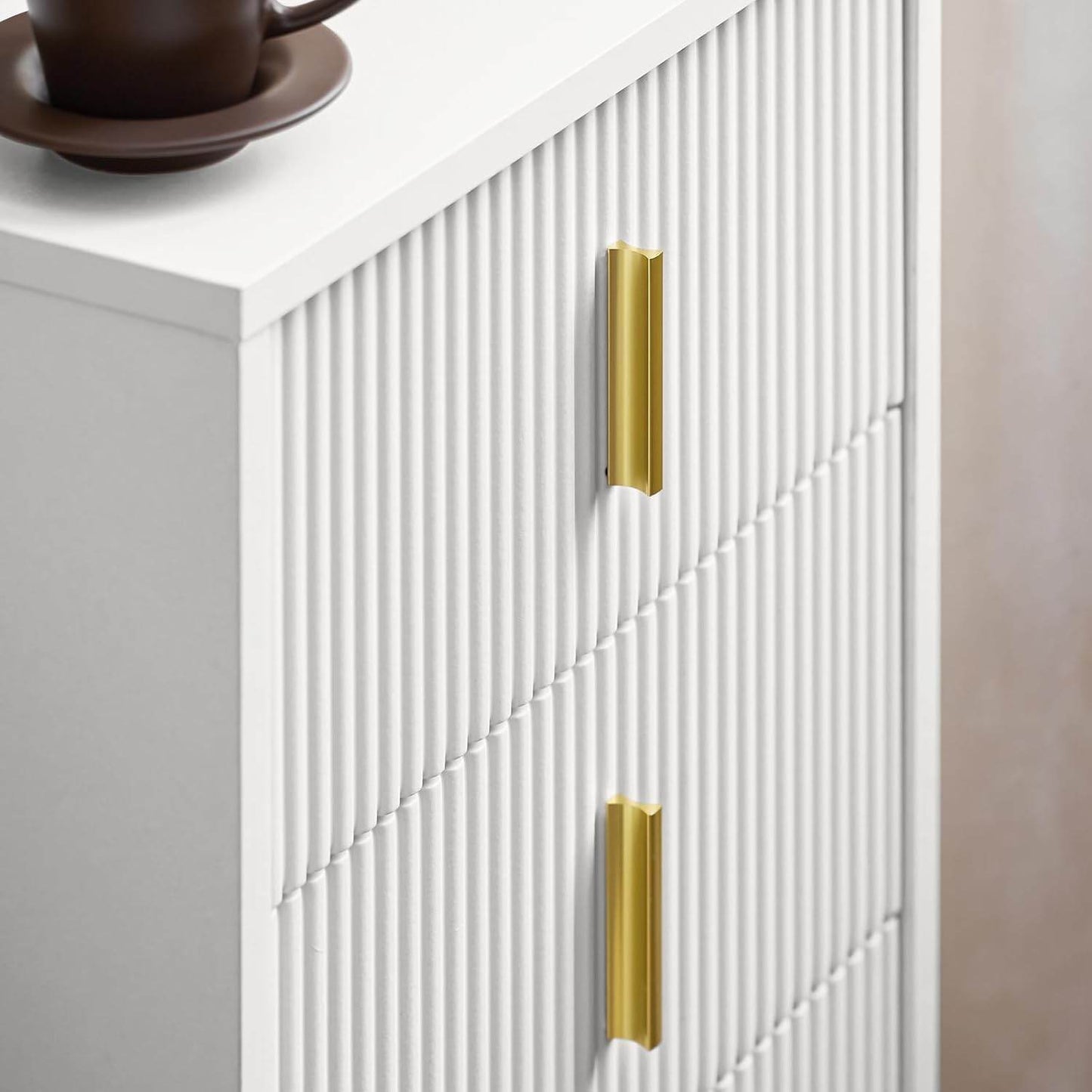 Nachttisch mit 3 Schubladen | Sofatisch | Beistelltisch | Weiss - Palo24