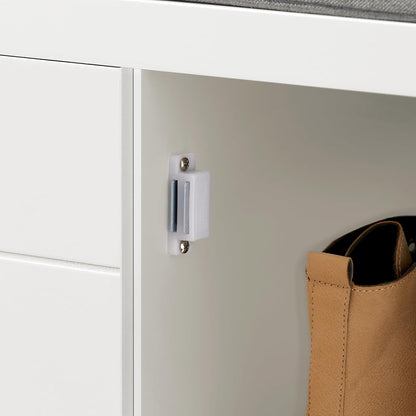 Sitzkommode | Sitzbank mit Sitzfläche | Schuhtruhe | Weiss FSR63-W